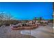 Backyard featuring a tiered garden and fountain at 3002 Hickory Valley Rd, Henderson, NV 89052