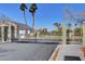 Gated community entrance with well-maintained landscaping, ensuring privacy and security for residents at 3313 Jamaica Princess Pl # 3, North Las Vegas, NV 89084