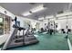 Community gym featuring treadmills, elliptical machine, bench with free weights, and weight machine at 3550 Bay Sands Dr # 3020, Laughlin, NV 89029