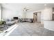 Spacious living room with neutral paint, tile flooring, and recessed lighting at 3807 Andorian Ave, North Las Vegas, NV 89084