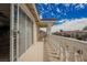 Spacious balcony with decorative railings and clear sliding glass doors at 4384 Grey Spencer Dr, Las Vegas, NV 89141