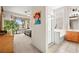 Spacious bedroom featuring natural light from the bay window and a combined bath/shower area at 482 Bonnie Brook Pl, Henderson, NV 89012