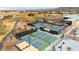 The community offers tennis and pickleball courts adjacent to the golf course in a picturesque setting at 482 Bonnie Brook Pl, Henderson, NV 89012