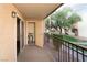 Outdoor balcony area featuring wood flooring and a view to the outside at 5000 Indian River Dr # 475, Las Vegas, NV 89103
