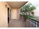 View of an outdoor balcony space with views to the landscaped yard at 5000 Indian River Dr # 475, Las Vegas, NV 89103