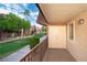 This is a closed view of a condo patio with exterior doors at 5000 Indian River Dr # 475, Las Vegas, NV 89103