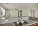 Bright kitchen features granite countertops and a stainless steel sink at 576 Bayo Canyon Ct, Henderson, NV 89015