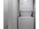 Picture of the laundry closet with stacked washer and dryer at 6250 W Flamingo Rd # 28, Las Vegas, NV 89103