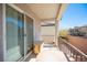 Balcony with table and railing at 6487 W Levi Ave, Las Vegas, NV 89141