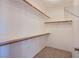 Walk-in closet features shelves and hanging racks for optimal storage at 819 Teal Wing Way, Henderson, NV 89002