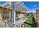 Backyard featuring a pergola-covered patio and lush landscaping at , Las Vegas, NV 89130