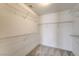 Spacious walk-in closet with ample shelving for organization and storage at , Las Vegas, NV 89130