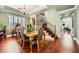 Elegant dining room with hardwood floors and stylish decor at 12277 Bluebird Canyon Pl, Las Vegas, NV 89138