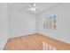 Bright bedroom featuring hardwood floors, neutral paint, and large windows for ample light at 1596 Fieldbrook St, Henderson, NV 89052