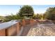 Gourmet outdoor kitchen with stainless steel appliances and spacious countertops, perfect for al fresco dining at 23 Quiet Moon Ln, Las Vegas, NV 89135