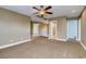 Large upper room space with doorways and carpet at 257 Via Franciosa Dr, Henderson, NV 89011