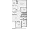 Second level floor plan with bedrooms, bathrooms, loft, and laundry room at 257 Via Franciosa Dr, Henderson, NV 89011