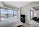 Bright bedroom with floor-to-ceiling windows offering panoramic city views at 2700 Las Vegas Blvd # 3507, Las Vegas, NV 89109