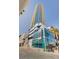 Stunning exterior view of high-rise with balconies and modern architecture with a street view at 2700 Las Vegas Blvd # 3507, Las Vegas, NV 89109