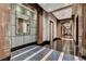 Hallway showcasing sleek flooring, modern lighting, and elegant architectural details at 2700 Las Vegas Blvd # 3507, Las Vegas, NV 89109