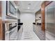 Modern kitchen featuring stainless steel appliances, sleek cabinetry, and stylish countertops at 2700 Las Vegas Blvd # 3507, Las Vegas, NV 89109