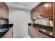 Modern kitchen featuring sleek wood cabinetry, stainless steel appliances, and stylish countertops at 2700 Las Vegas Blvd # 3507, Las Vegas, NV 89109