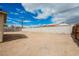 An empty backyard displays potential for landscaping and outdoor customization at 4790 E Cleveland Ave, Las Vegas, NV 89104