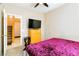 Cozy bedroom with carpet and television at 5040 Copperlyn St, Las Vegas, NV 89122