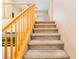 Carpeted stairway leading upstairs at 5040 Copperlyn St, Las Vegas, NV 89122