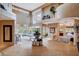 Spacious foyer with soaring ceilings, large windows, and an open floor plan at 60 Innisbrook Ave, Las Vegas, NV 89113