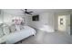 Spacious bedroom with carpet, sliding doors, and bright, neutral tones at 6655 Tranquil Seas Ct, Las Vegas, NV 89139
