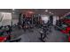 A spacious home gym equipped with high-end fitness equipment for a complete workout experience at 6655 Tranquil Seas Ct, Las Vegas, NV 89139