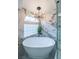 Stunning soaking tub highlighted by designer lighting and marble accents at 6655 Tranquil Seas Ct, Las Vegas, NV 89139