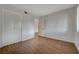 A bedroom with a closet and neutral walls provides a versatile living space at 7885 W Flamingo Rd # 2012, Las Vegas, NV 89147