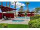 Relaxing outdoor pool area with covered seating, perfect for enjoying sunny days at 7885 W Flamingo Rd # 2012, Las Vegas, NV 89147