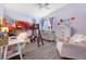 Bedroom includes lofted bed with ladder and cozy furniture at 8433 Honeywood Cir, Las Vegas, NV 89128