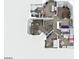 Detailed floor plan showcasing the layout of the entire house, including bedrooms, living spaces and kitchen at 8433 Honeywood Cir, Las Vegas, NV 89128