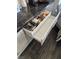 Modern kitchen featuring open drawers, offering convenient storage and accessibility at 8433 Honeywood Cir, Las Vegas, NV 89128