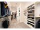 Large walk-in closet with ample storage for shoes, clothing, and accessories at 10420 Luella Ct, Las Vegas, NV 89143