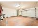 A clean and open garage with a pristine door, ready for your vehicles and storage needs at 2201 Rosanna St, Las Vegas, NV 89117