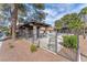 Fenced community pool area provides a secure space for relaxation and recreation at 2606 S Durango Dr # 287, Las Vegas, NV 89117