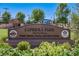 Welcome sign to Capriola Park, a Public Works, Parks and Recreation destination at 3158 Teaderman Walk, Henderson, NV 89044