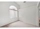 Well-lit bedroom with vaulted ceilings, window, and closet providing ample storage at 3643 Spring Willow Ct, Las Vegas, NV 89147