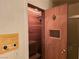 Indoor sauna made of cedar wood with cedar bench and cedar walls at 3967 Visby Ln, Las Vegas, NV 89119