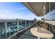 Spacious balcony perfect for relaxing and enjoying the city views at 4471 Dean Martin Dr # 2101, Las Vegas, NV 89103