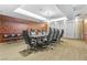 Stylish conference room with a large table and comfortable seating for meetings at 4471 Dean Martin Dr # 2101, Las Vegas, NV 89103