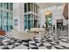 Bright lobby with soaring ceilings, contemporary furniture, and elegant decor at 4471 Dean Martin Dr # 2101, Las Vegas, NV 89103
