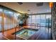 Serene indoor spa area with a hot tub, wood accents, and natural light at 4471 Dean Martin Dr # 2101, Las Vegas, NV 89103