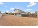 Large backyard with potential for customization, featuring a covered patio area at 5815 Christchurch Ave, Las Vegas, NV 89110