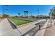 Well-maintained bocce ball courts provide a recreational amenity for residents at 5991 Saddle Horse Ave, Las Vegas, NV 89122